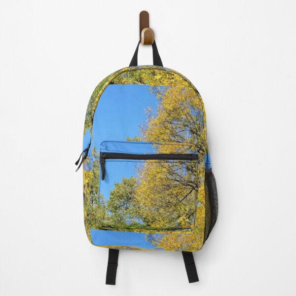 Item preview, Blue Sky Yellow Green Leaves Nature Scene designed and sold by MariesDesigns11.