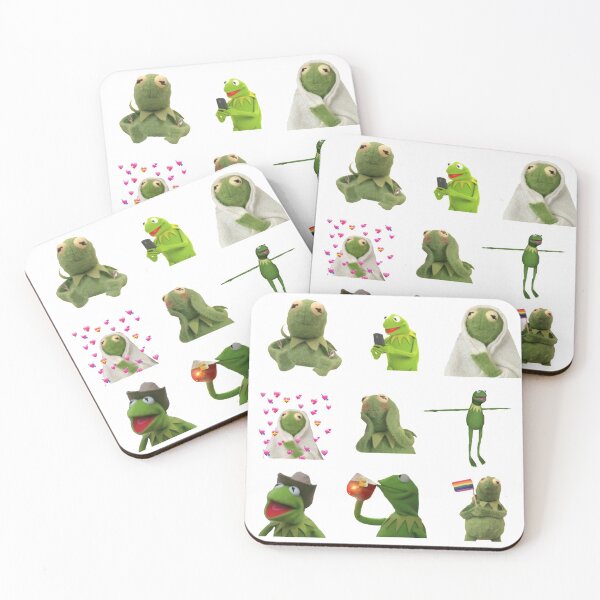 Item preview, Kermit Set Sticker Memes designed and sold by ShaneDraper.