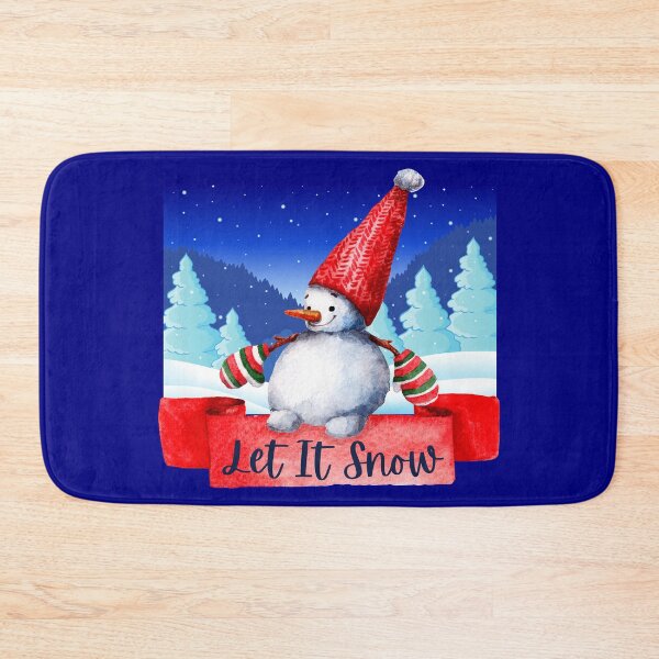 Item preview, Let It Snow Winter Snowman designed and sold by ChelleCreate.