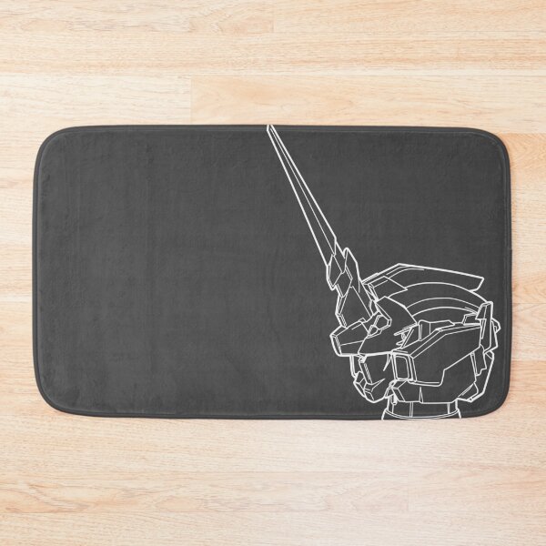 Item preview, Unicorn Gundam Profile Outline White designed and sold by MossLoves.