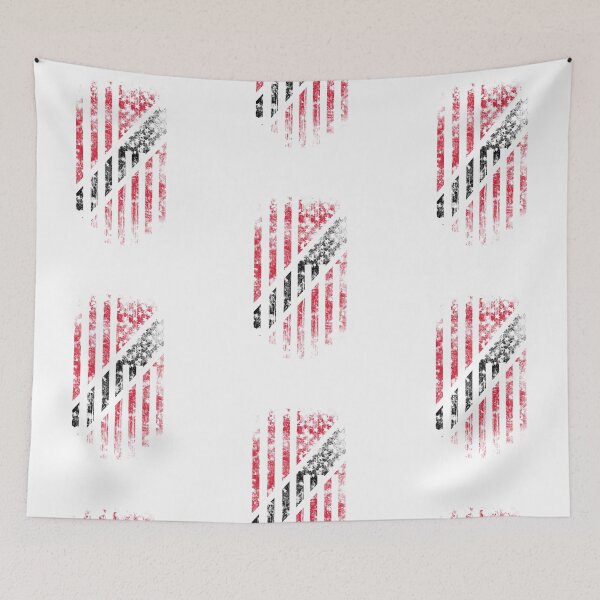 Item preview, Trinidad & Tobago and America Flag Combo Distressed Design designed and sold by ockshirts.