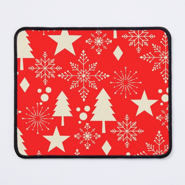 Item preview, Red and White Christmas Tree Pattern designed and sold by MariesDesigns11.
