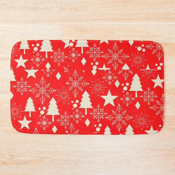 Item preview, Red and White Christmas Tree Pattern designed and sold by MariesDesigns11.