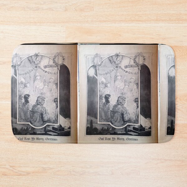 Item preview, God Rest Ye Merry Gentlemen, Winter, Christmas, Christmas Carols,  Holiday, Victorian, 1930's, 20's, Traditional, Winter, December designed and sold by Vintaged.