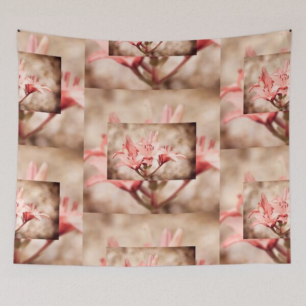 Item preview, Flowering lily plant sepia toned designed and sold by Arletta Cwalina.
