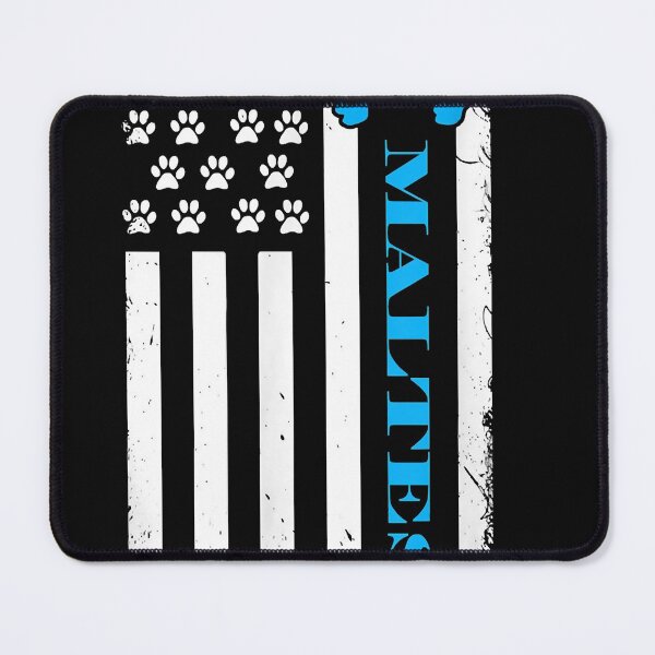 Item preview, Vintage Maltese American Flag Funny designed and sold by saheedkwiecin.
