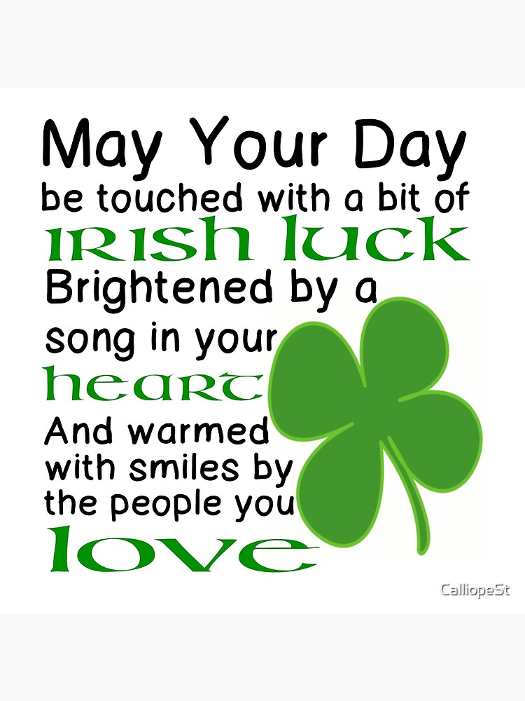 St irish patricks for day blessing St Patrick's