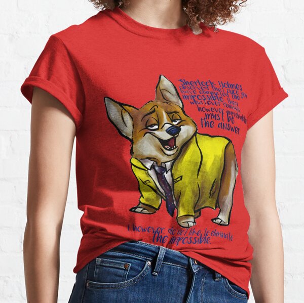 Dirk Gently's Holistic Detective Agency: Corgi Classic T-Shirt