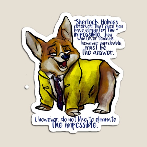 Dirk Gently's Holistic Detective Agency: Corgi Magnet