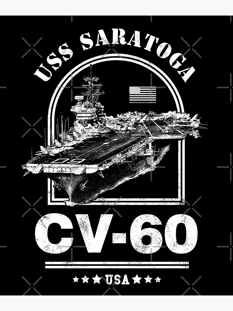 Discover CV-60 USS Saratoga Canvas