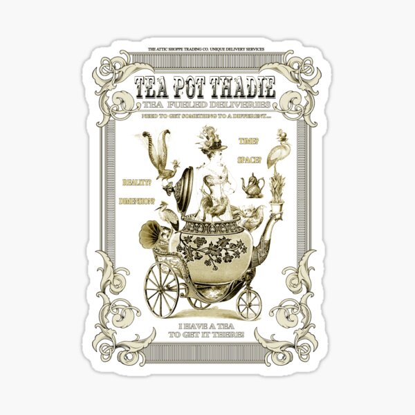 Tea Pot Thadie Sticker