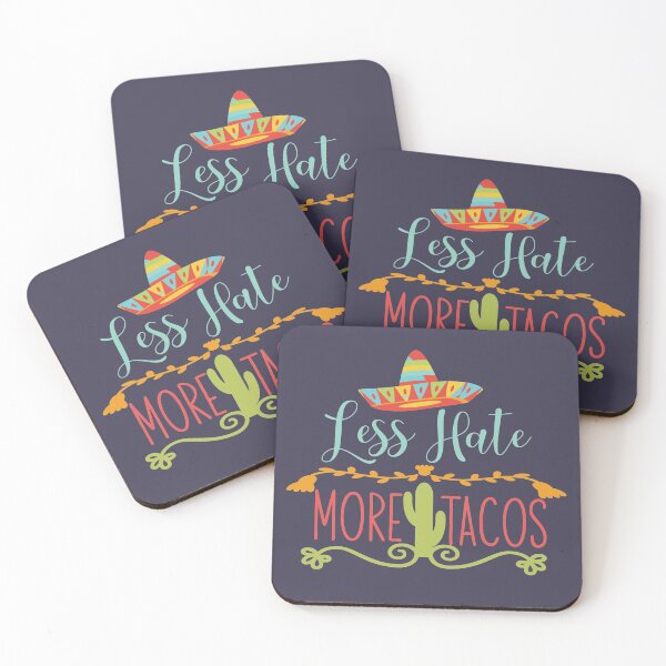 Item preview, Less Hate, More Tacos designed and sold by SharksOnShore.