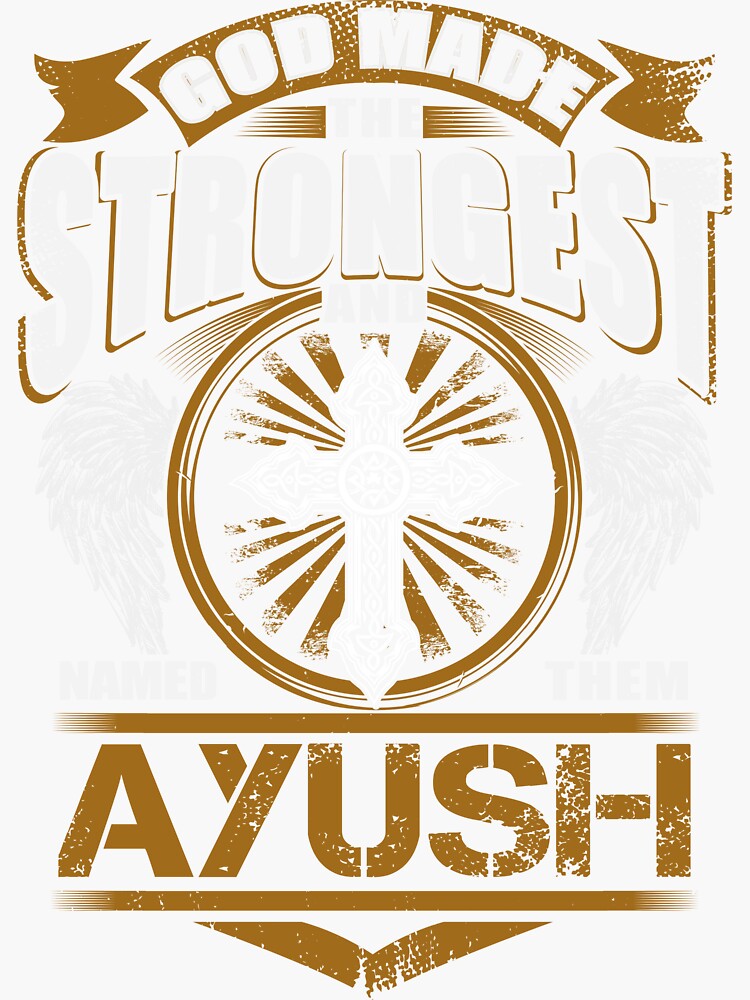 Ayush Name T Shirt - Ayush Blood Runs Through My Veins Gift Item Tee