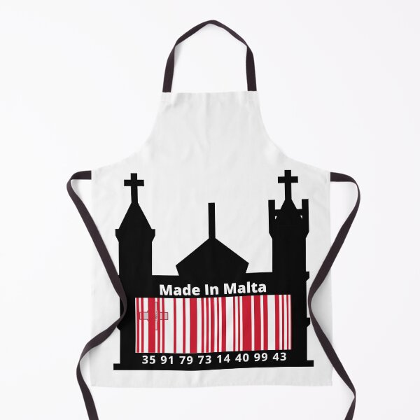 Item preview, Made in Malta Flag Barcode Design with longitude and latitude designed and sold by Tassie-Tiger.