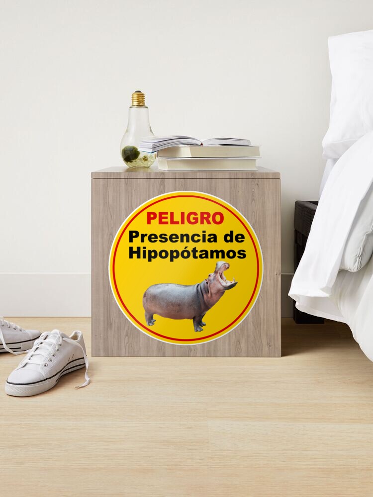 Alternate view of PELIGRO (from "Hippoposthumous") Sticker
