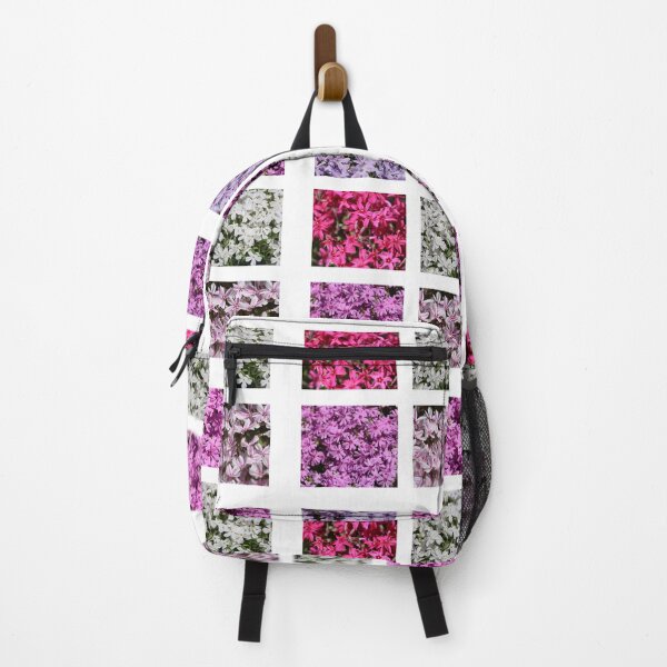 Item preview, Violet Pink White Fuchsia Mountain Pinks Flowers Nature Collage designed and sold by JariHawk.
