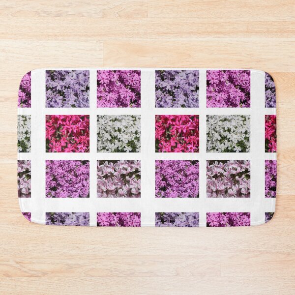 Item preview, Violet Pink White Fuchsia Mountain Pinks Flowers Nature Collage designed and sold by JariHawk.