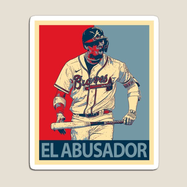 Ozzie Albies Jersey Magnet for Sale by cbaunoch