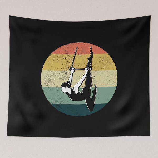 Item preview, Static Trapeze Artist Circus Gymnastics Vintage Retro designed and sold by CuteDesigns1.