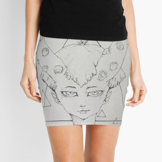 Eyes of the watcher Mini Skirt