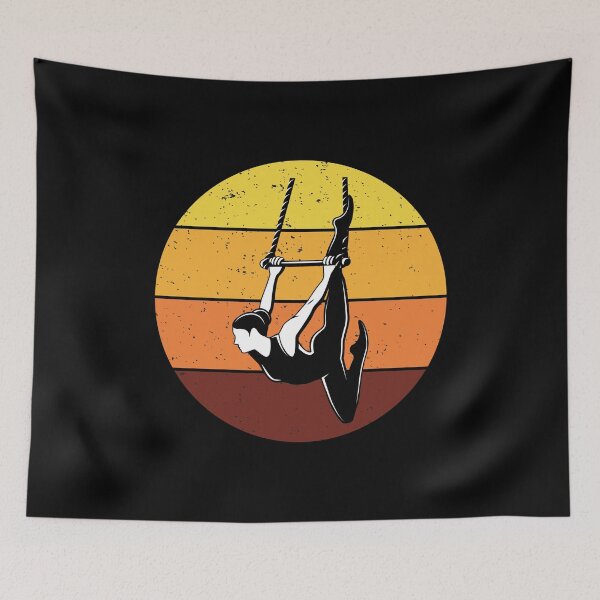 Item preview, Static Trapeze Artist Circus Gymnastics Vintage Retro designed and sold by CuteDesigns1.
