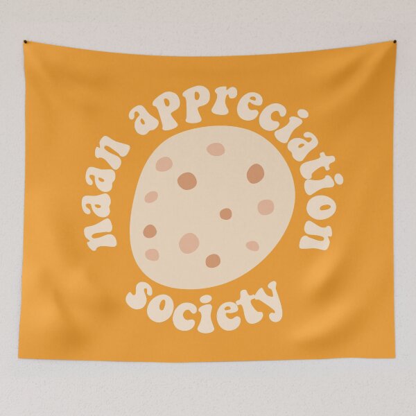 Item preview, Naan Appreciation Society Light Beige designed and sold by cashewdays.