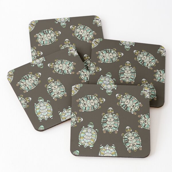 Item preview, Boho Vintage Turtle  designed and sold by SophroniaWork.
