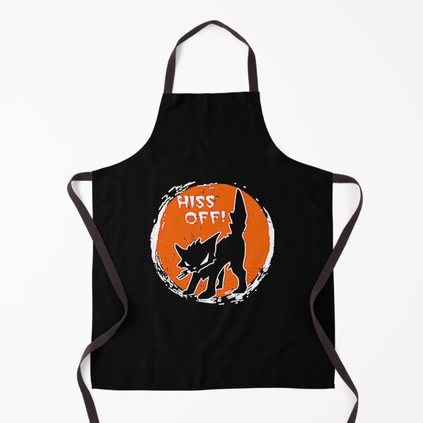 Item preview, Cat Hiss Off Halloween Moon, Funny Black Cat  designed and sold by Disdain264.