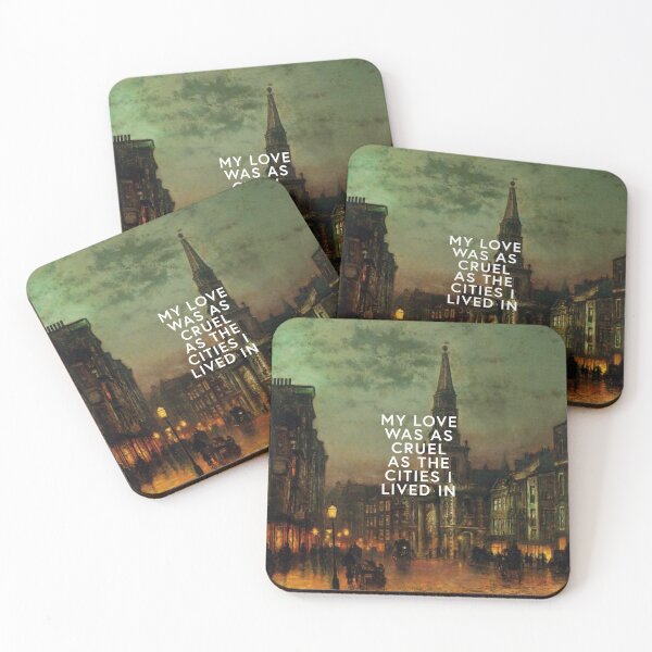 Item preview, my love was as cruel as the cities i lived in designed and sold by tswiftarthist.