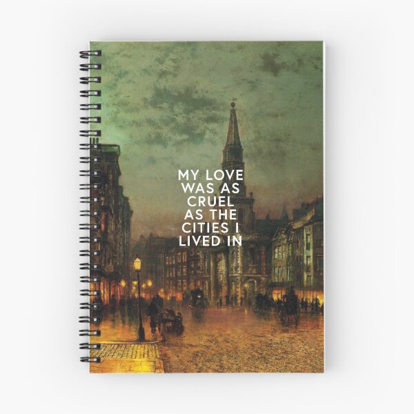 Item preview, my love was as cruel as the cities i lived in designed and sold by tswiftarthist.