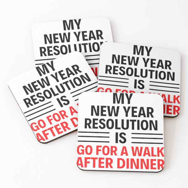 Item preview, My New Year Resolution Is Go For A Walk After Dinner designed and sold by chetan786.