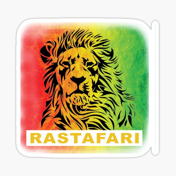 Rastafari & Lionhead Sticker