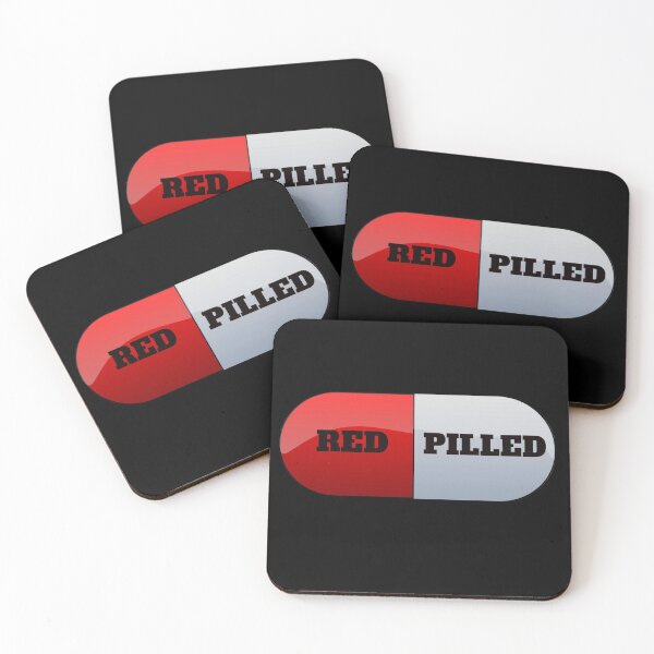 Item preview, RED PILLED designed and sold by FunTextArt.