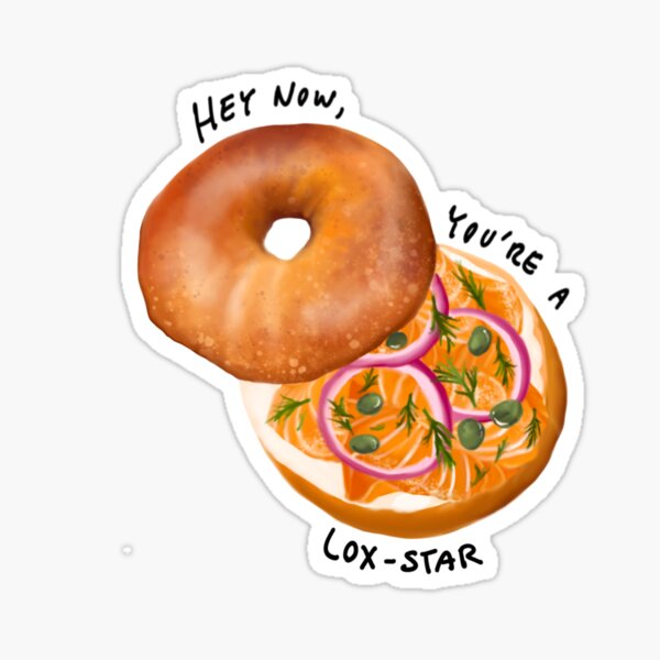 Item preview, Hey Now, You're a Lox-star designed and sold by artbykojpg.