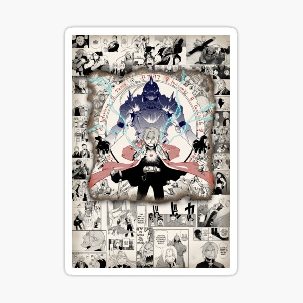 Item preview, Fullmetal Alchemist Manga Collage designed and sold by UnnecessaryArt.