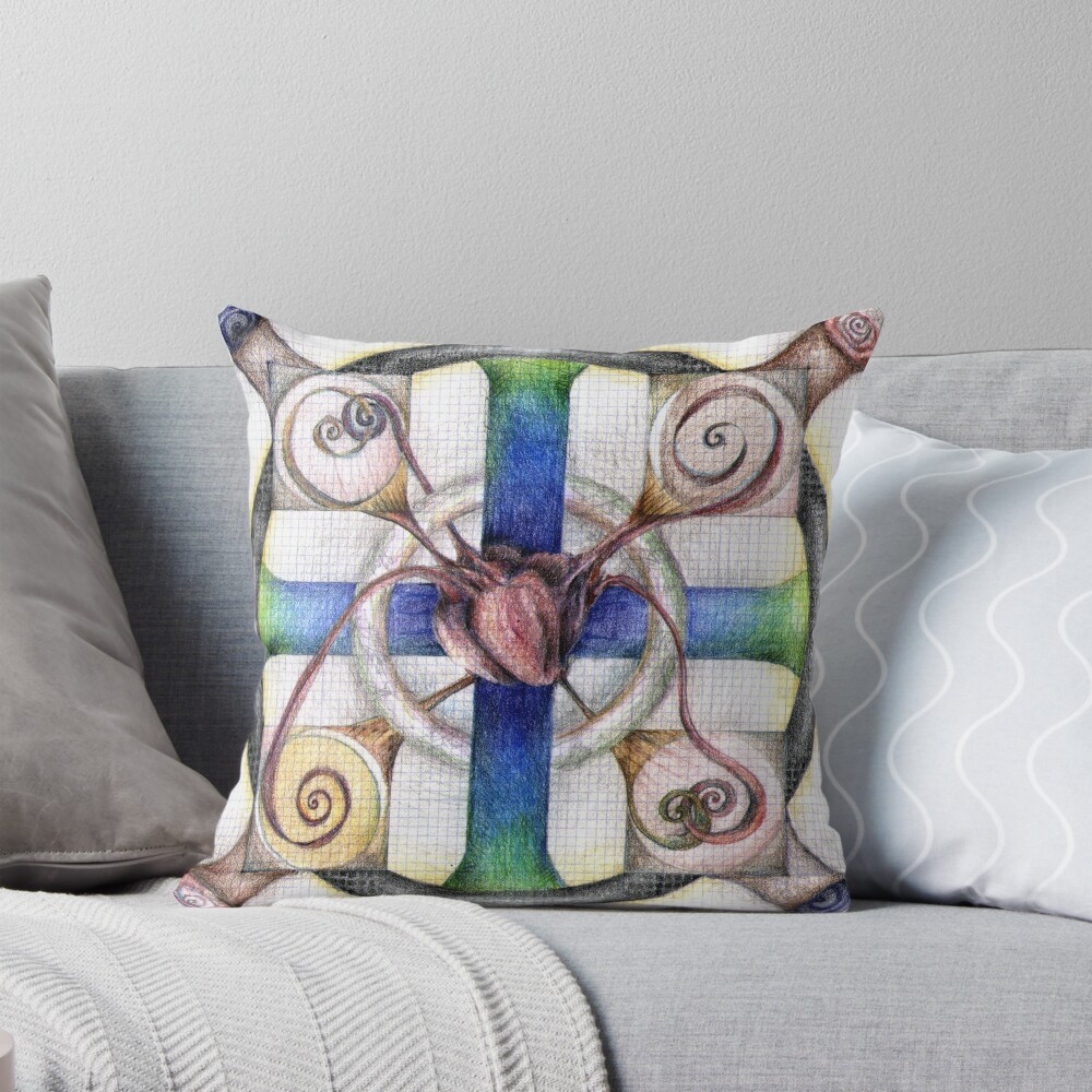 Item preview, Throw Pillow designed and sold by MonaShiber.
