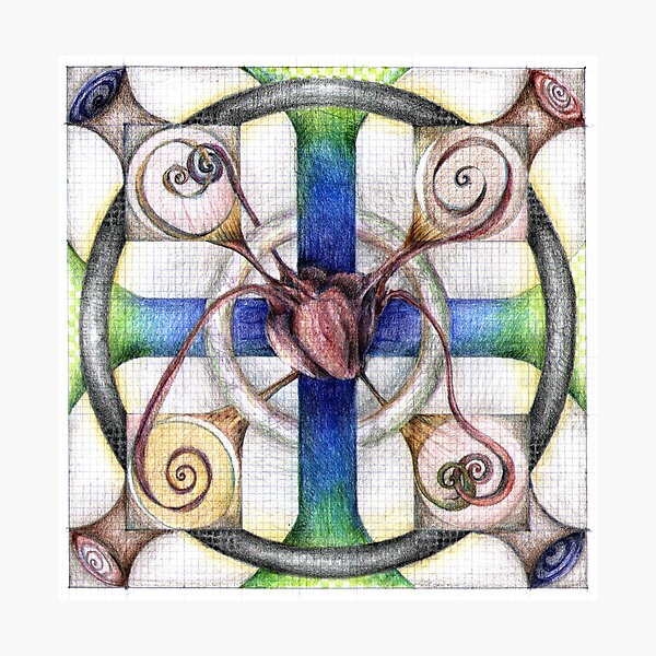 Item preview, wheel 4: Path with Heart designed and sold by mona shiber.