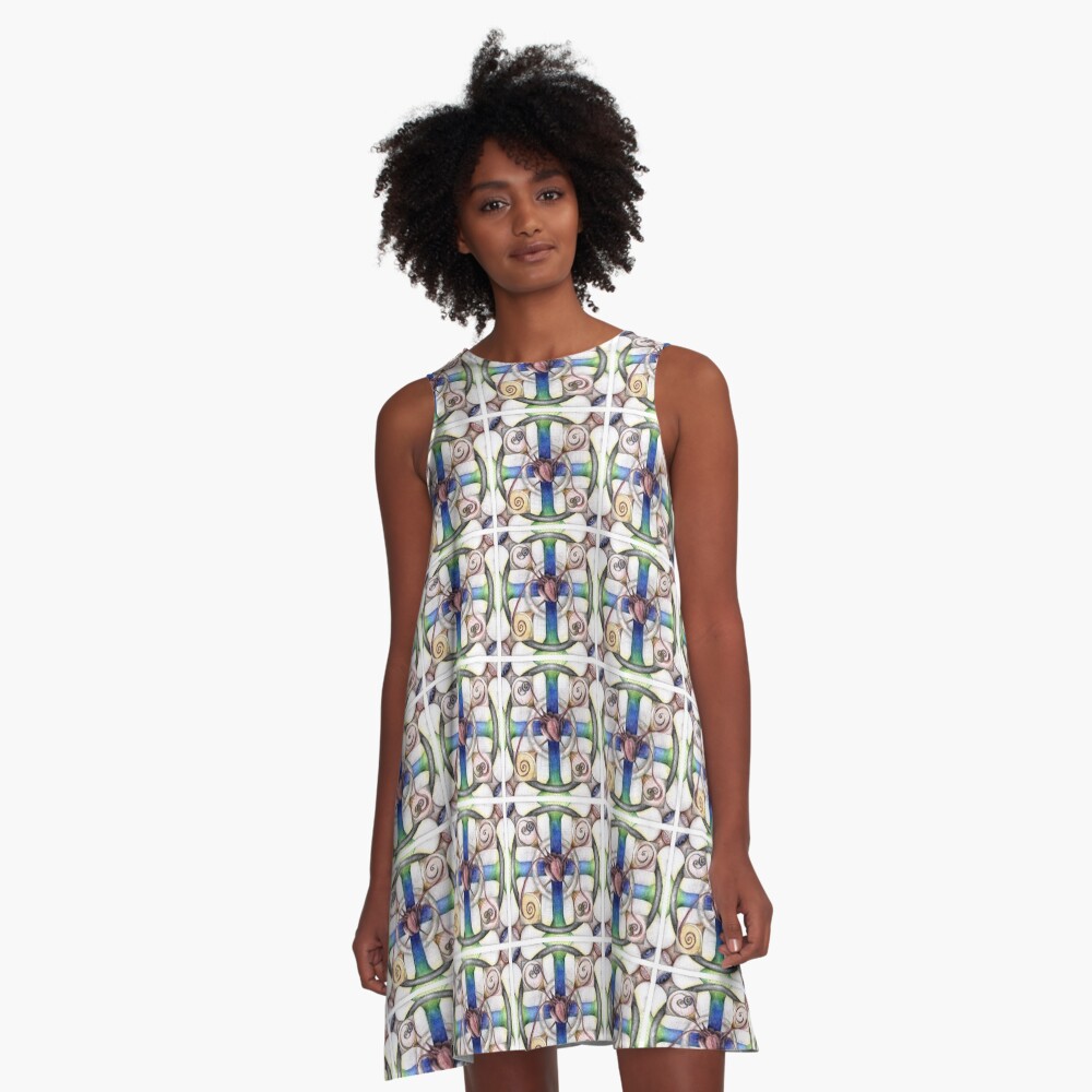 Item preview, A-Line Dress designed and sold by MonaShiber.
