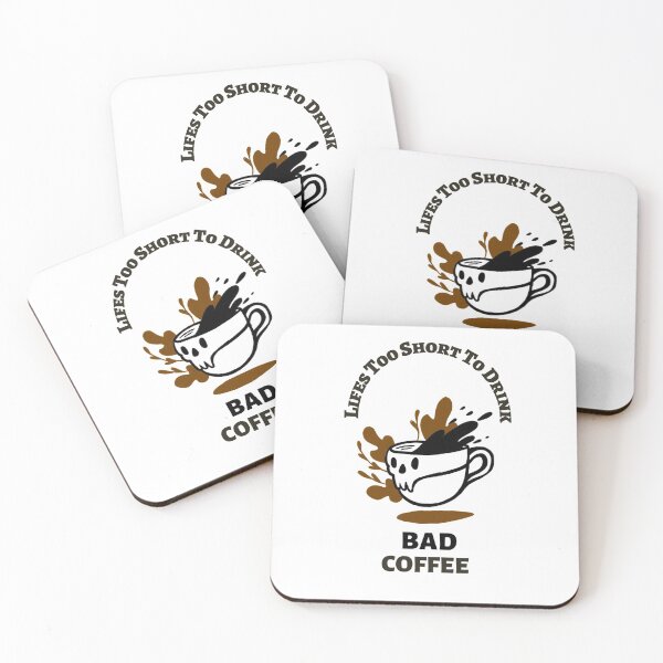 Item preview, lifes too short to drink bad coffee designed and sold by Elano7.