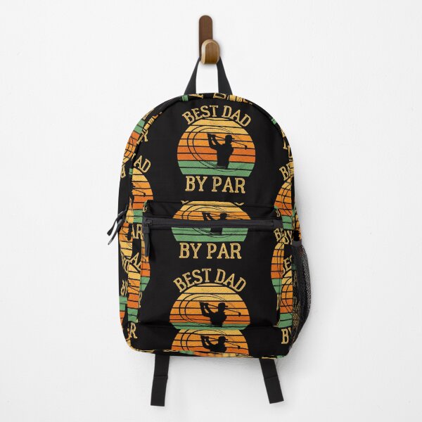 Item preview, Best dad by par, Fun Golfing Dad Gift with a distressed retro sunset design designed and sold by Auntieck.