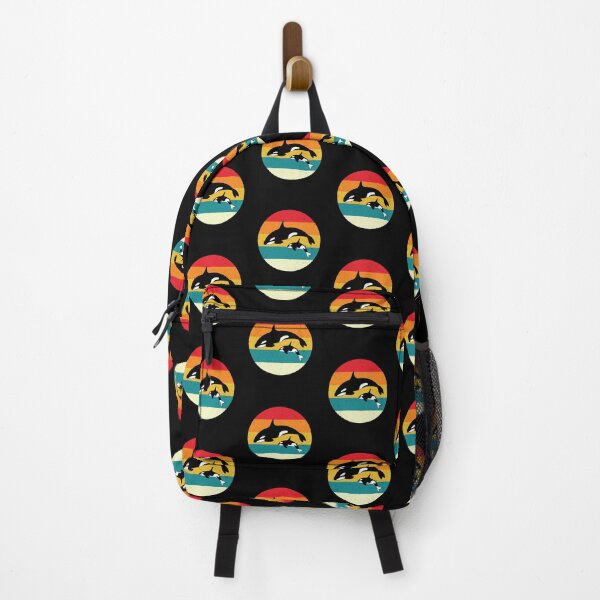 Item preview, Orca Whales Vintage Retro Style designed and sold by EstelleStar.