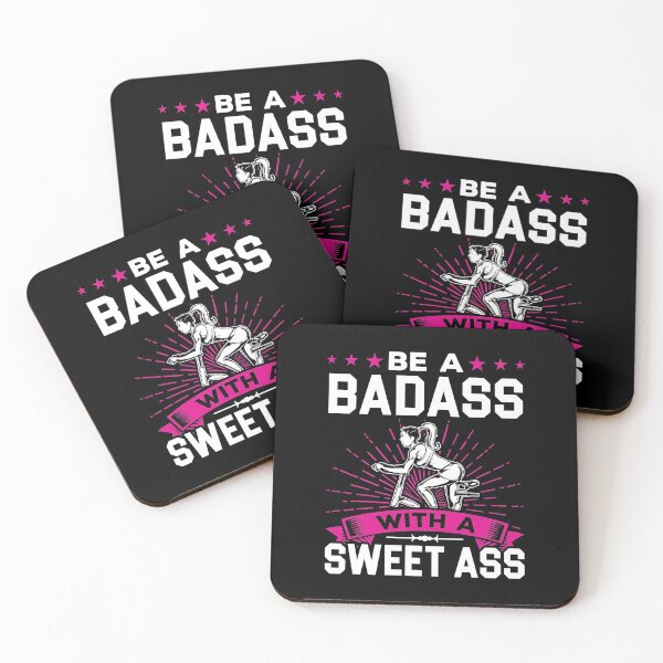 Artikelvorschau, Seien Sie ein Badass mit einem süßen Arsch Shirt, Badass Mom, Frau Shirt, Workout Shirt, Gym Shirt, Yoga Shirt, Girl Fitness Gifts, Fitness, Exercise entworfen und verkauft von aymob.