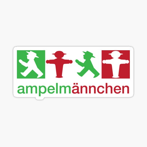 ampelmännchen Sticker