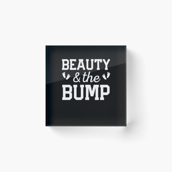 Item preview, Beauty and the Bump Shirt, Funny Pregnant Tee, Gender Reveal Tee, Soon to be mom, Mama-to-be, Be gender reveal, Pregnancy Announcement designed and sold by aymob.