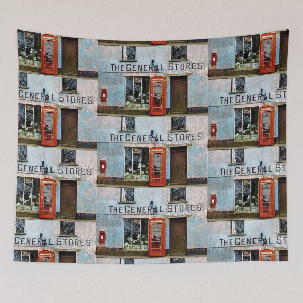 Item preview, Old Stores and Red Telephone Box designed and sold by heidipics.