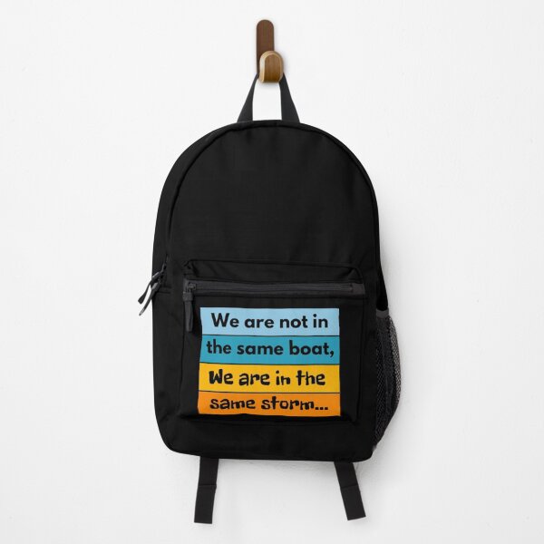 Item preview, We Are Not In The Same Boat, We Are In The Same Storm - Color Block designed and sold by Digitalme Designs.
