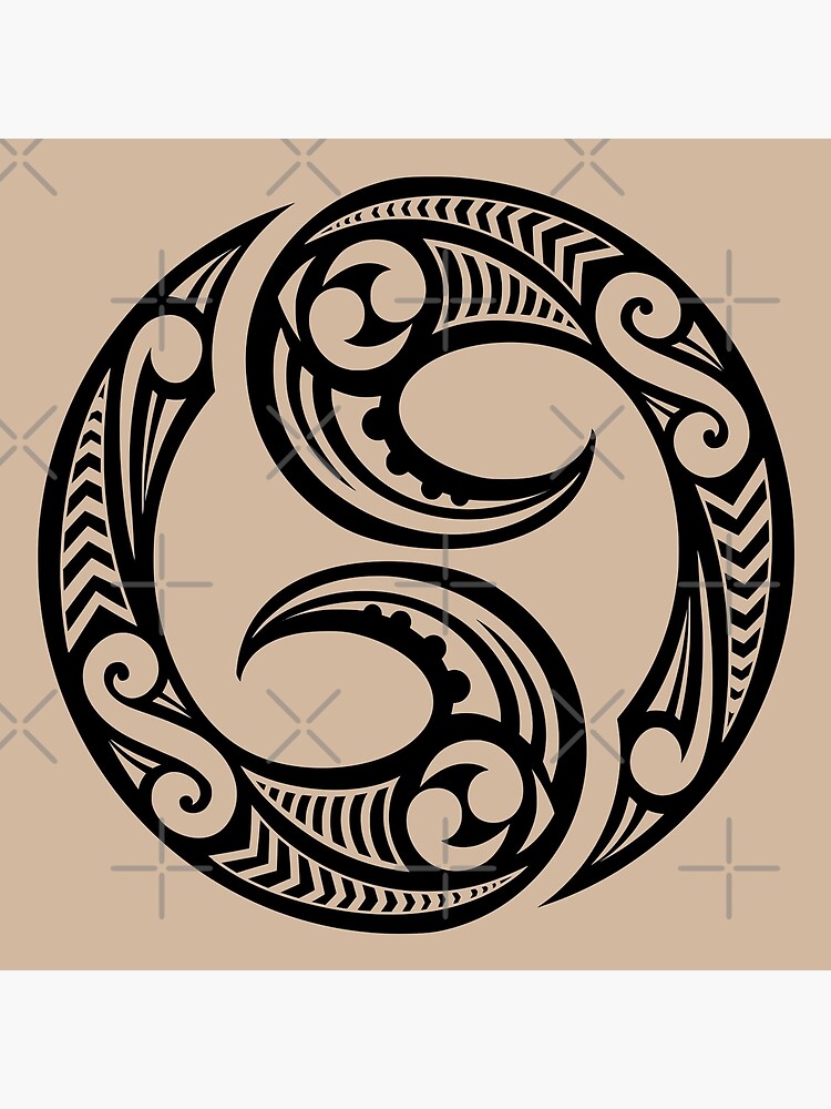 Koru spiral icon in black stylised maori logo or tattoo Stock Vector |  Adobe Stock