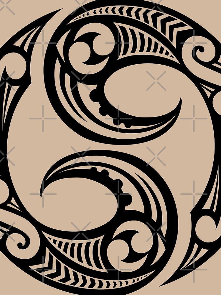 New Zealand Māori Paua Tattoo Koru Design