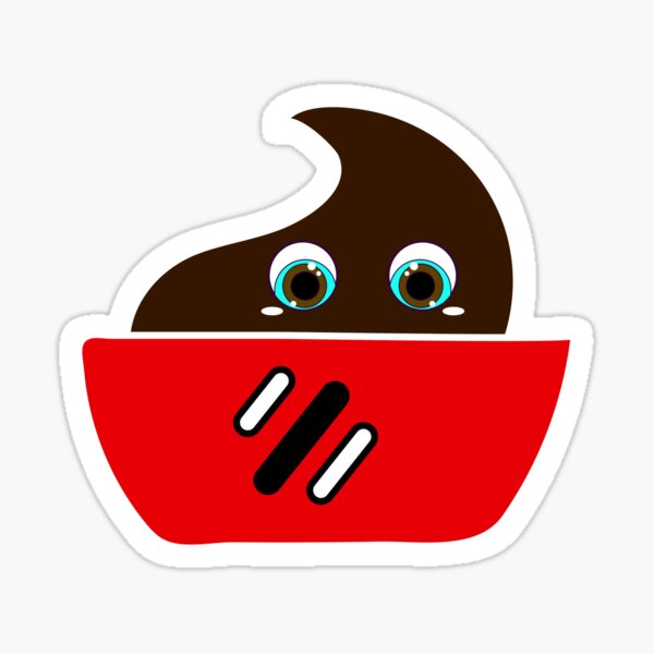 "Fast food " Sticker by CheniYathri Redbubble