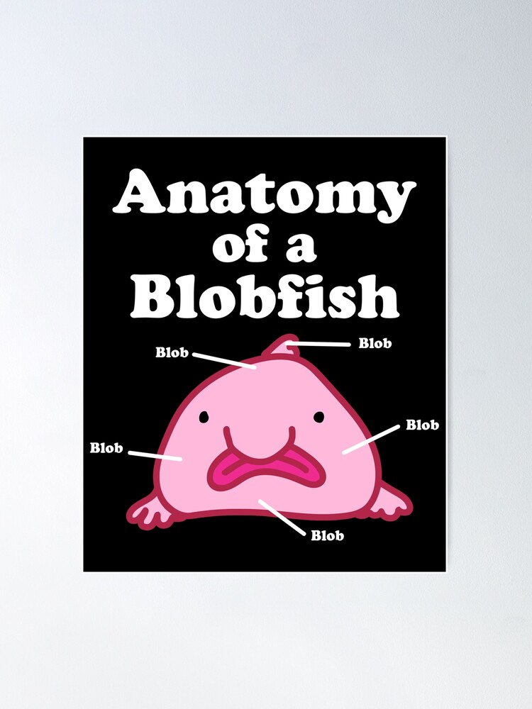 Anatomy Of A Blobfish Funny Meme Ing Kids Men's Premium Tank Top
